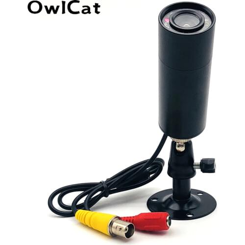 Coaxial BNC Cable Camera AHD 1080P Black Bullet IP66 Rainproof 2MP Day Night Infared Mini IR Camera