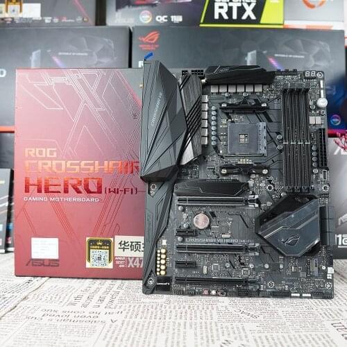 NEW For ASUS ROG CROSSHAIR VII HERO Motherboard Socket AM4 For AMD X470 X470M Original Desktop Mainboard Mainboard