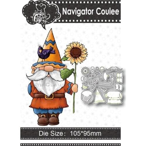 Metal Cutting Die Dwarf Sunflower Scrapbook Stamping Clear Stamp Decoration Creative Embossing DIY Craft New Arrival 2021