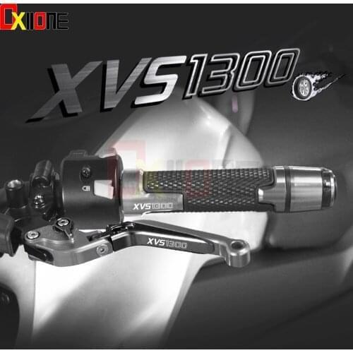 Motorcycle Brake Clutch Levers Handlebar Hand Grip Ends For Yamaha XVS1300 V-STARDELUXE / STRYKER BULLETCOWL / STRYKER 2011-2017