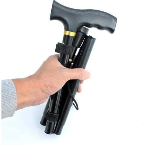 Foldable Telescopic Walking Sticks Anti-Slip Walking Canes Telescopic Trekking Hiking Poles Aluminum Alloy