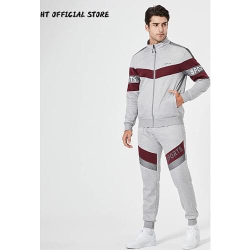 Tracksuit Men Jump Suit Man Sport Mens Sets Jogging Mens Clothing Srtiped Male Clothes Fashion Casual Outfit Set Europe Size