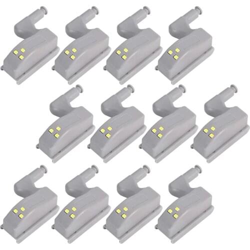 4pcs LED Cabinet Hinge Sensor Light Wardrobe Lamp Kitchen Cabinet lighting Home Night Light