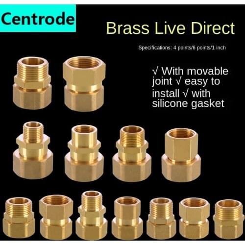 1/2IN to 3/4IN Thread to Variable diameter 1 inch inner and outer wire live joints