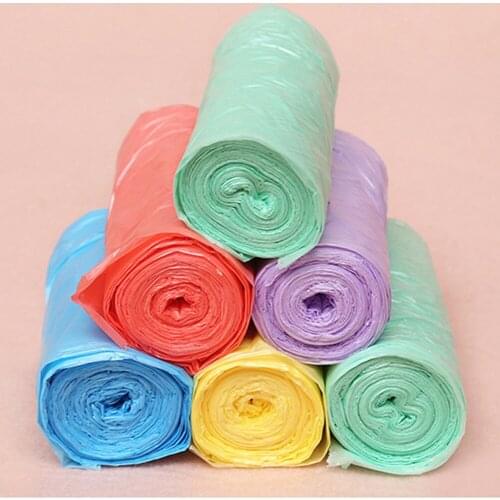 1 Rolls 50*45CM Size Garbage Bags Single Color Thick Convenient Environmental Cleaning Waste Bag Plastic Trash Bags