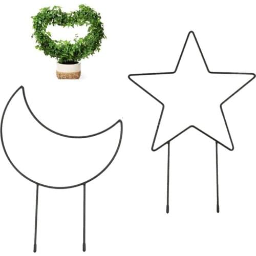 1pc Plant Frame Flower Stand Climbing Vine Rack Plant Potted Support Frame Iron Flower Vegetables Decorative Trellis Bracket