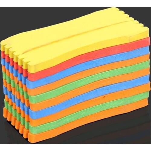10pcs/Lot Foam Fish Winding Storage Boards Line Fishing Lure Trace Wire Holders Carps Crucian Plate Hook Tackle Storage