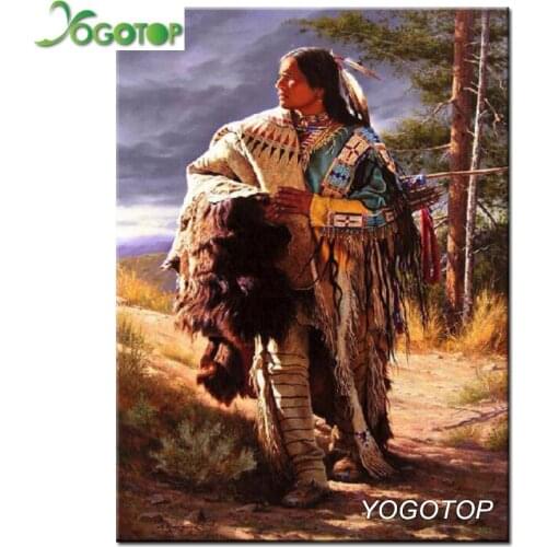 YOGOTOP Indian Man 5D Diy Diamond Painting Diamond Embroidery Sale Full Square/round Drill Rhinestones Mosaic Art YY1168