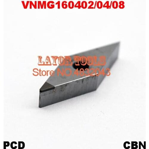 Free shipping 2PCS VNMG160402/VNMG160404/VNMG160408 CBN Inserts , CNC CBN Diamond insert For Lathe Tools Inserts For MVJCR/MVVNN