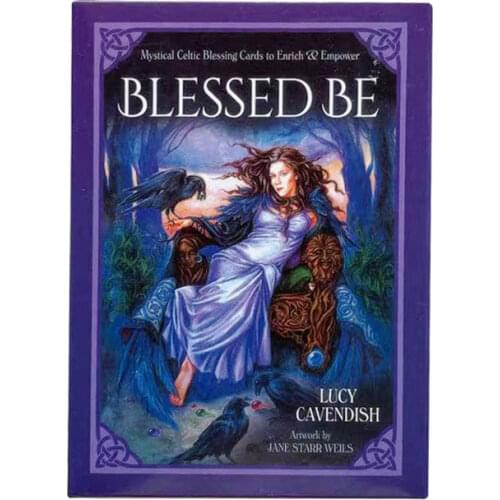 Blessed Be Tarot Card Oracle Games Prophecy Divination Deck English Version Entertainment Board Game