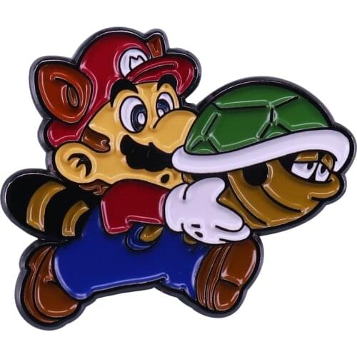 Game shell Brooch Whether a treat for yourself, or a gift for that special gamer in your life,you will surely love it