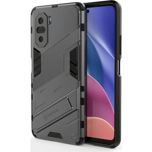 For Xiaomi Redmi K40 Pro Case For Redmi K40 Pro Cover Shockproof Armor PC TPU Stand Protective Phone Bumper For Redmi K40 Pro