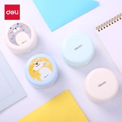 Deli 18880 Desk Set Portable Student Electric Small Automatic Cleaning Eraser Pencil Dust Cleaner School Office Supplies