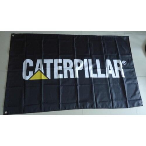 Caterpilla racing flag, caterpilla r banner,90X150CM size,100% polyester,can custom desgin
