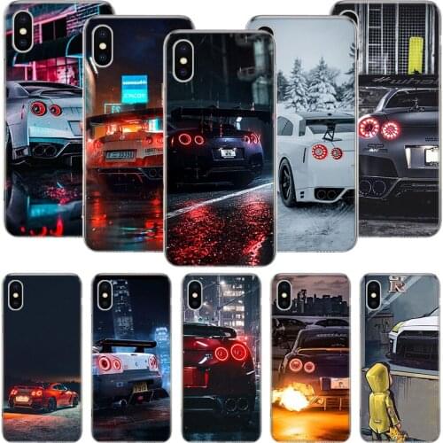 GTR Sport Car JDM Phone Case For iPhone 11 12 Pro XS XR X Max 7 8 6 6S Plus Mini + 5 SE Pattern Customized Coque Cover Capa