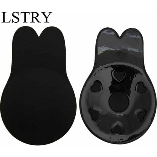 Strapless Adhesive Bra Self Adhesive Nipple Breast Pasties Cover Reusable Silicone Invisible Lingerie Pad Enhancers Push Up Bra