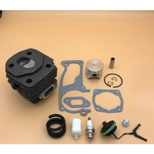 47mm Cylinder Piston Spark Plug Fuel Filter Kit For HUSQVARNA 359 357 XP 357XP Gasoline Chainsaw Engine Motor Parts 537 15 73-02