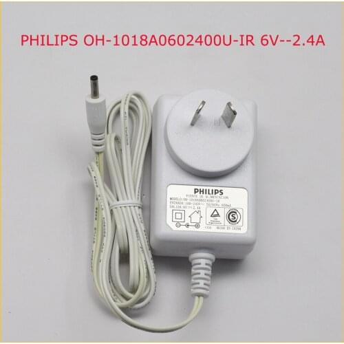 OH-1018A0602400U-IR for PHILIPS 6V--2.4A 650mA Adapters Supply Charger Switching Power Supply 6V 2.4A OH 1018A0602400U IR