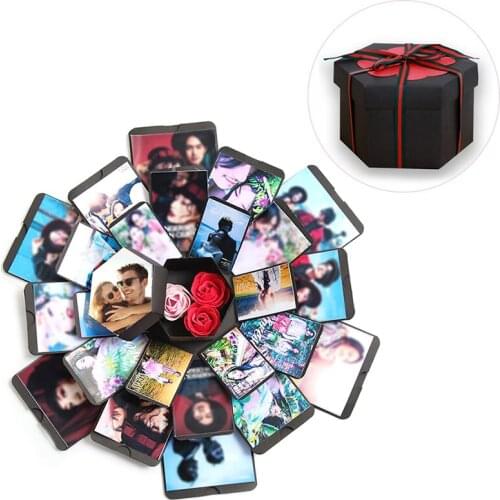 Creative DIY Manual Explosion Box Memory Scrapbook Photo Album Craft Kits Gifts Unique Gift For Birthday Wedding Anniversary
