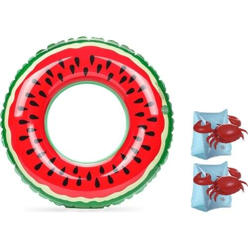 Swimming Ring Fruit Swimming Ring and Cartoon Swimming Arm Floating Ring