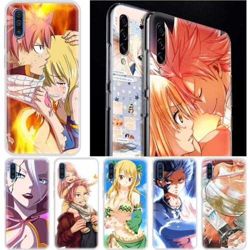 Anime Manga Fairy Tail Case for Samsung Galaxy A51 A50 A71 A20s A21s A10s A31 A20e A30 A40 A41 A70 A91 A11 TPU Transparent Coque
