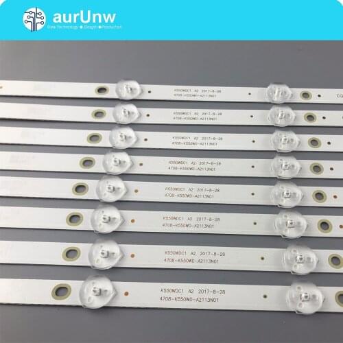 LED Backlight strip 6 lamp For Ph ilips 55"TV K550WDC1 A1 55PUF6092 4708-K55WDC-A1113N01 K550WD-A2113N01