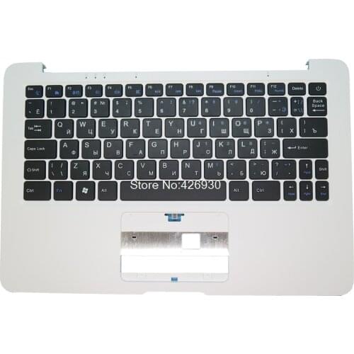 US RU Laptop Palmrest For Irbis NB11 DK258E US-B YX-K2026 G160524 YXT-NB92-10 342580016 white with Russia English keyboard new