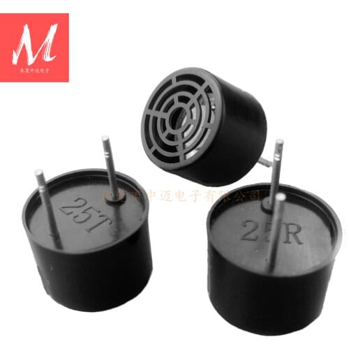 P1625T/R 16mm 25KHz Open type Ultrasonic Sensor Plastic Case Ultrasonic Transducer