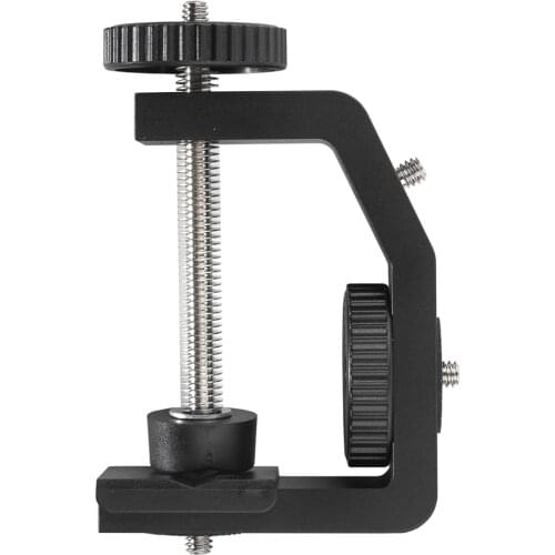 Universal C-Clamp Multifunctional Aluminum Alloy C Clamp Mount with 1/4 Inch Screw for Camera Microphone Video Light