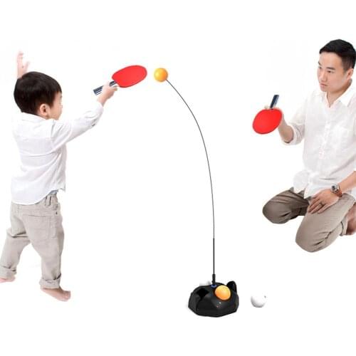 Tables Tennis Rebound Trainer Paddle PingPong Training Equipment Rebound Shaft Backbound Machine Table Tennis Rebound Trainer