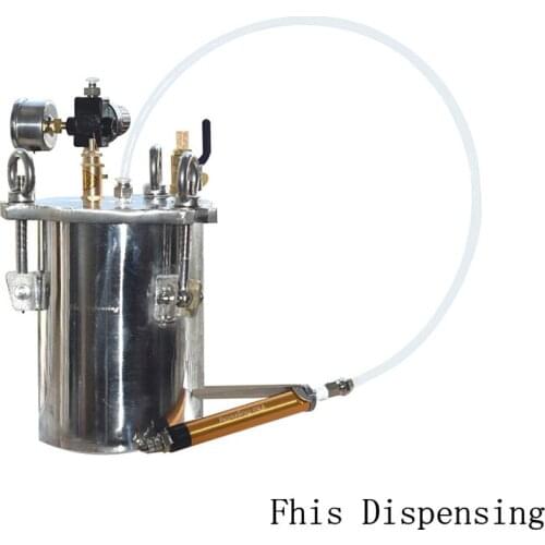 Manually Easy Dispensing Equipment Single Liquid Dispensing Tool Stainless Steel Pressure Barrel Large Flow Dispensing Valve