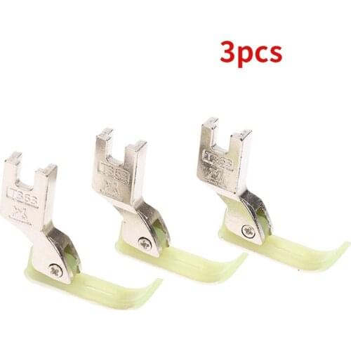 3pcs T363 Straight Stitch Presser Foot For Low Shank Household Sewing Machine Lockstitch Sewing Machine Accessories Zipper Foot