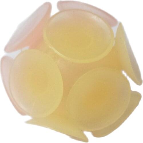 6 pcs 4cm glow in dark Plastic Bounce Suction Cup Ball Kids gift carnival birthday party favors toy Pinata Bag Filler Loot