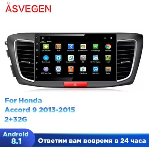Android Player For Honda Accord 9 2015 With Quad Core Car Navi Radio Bluetooth GPS Navigation Multimedia System Video Player