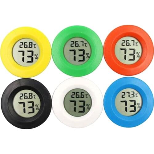 Mini LCD Digital Thermometer Hygrometer Fridge Freezer Tester Temperature Humidity Meter Detector Thermograph Pet Auto Car
