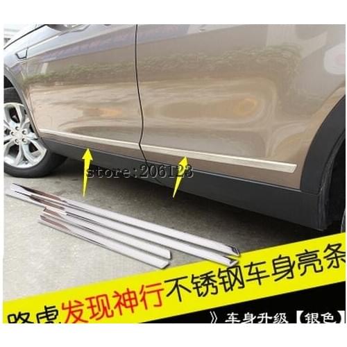 Stainless steel Car body sill decoration cover for Landrover discovery sport 2014 2015 2016 2017