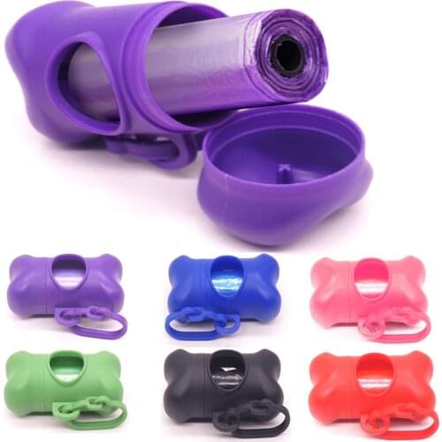 Pet Waste Bag Dispenser For Dog Waste Bag Holder - Plastic Garbage Bag Dispenser Carrier Case,Dog Pet 10 Roll Waste Poop Bags