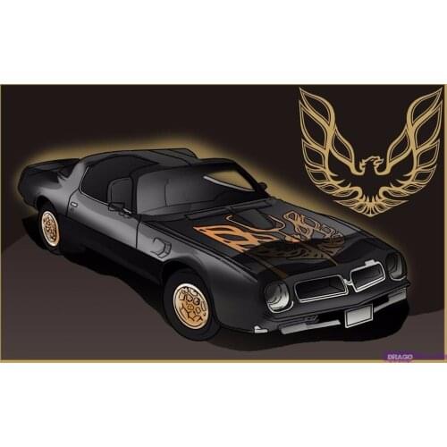 Pontiac flag 90X150 CM size, 100% polyester free shipping (2)