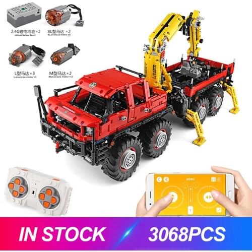 Mould king 13146 Articulated 8X8 Offroad Truck Compatible MOC15805 Building Blocks Bricks Assemble Toys Christmas Gifts