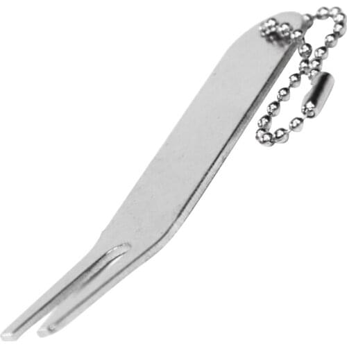 Golf Divot Tool Golf Fork with ing Line Divot Repairing Curved Fork Tool For Outdoor Golf Course And Golf Club Durable 80mm