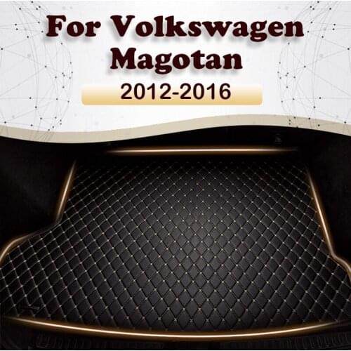 Car trunk mat for Volkswagen Magotan Station wagon 2012 2013 2014 2015 2016 Cargo Liner Carpet Interior Parts Accessories Cover