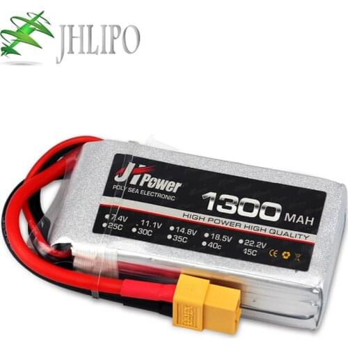 Lipo battery 1300mAh 45C 2S 7.4V 3S 11.1V 4S 14.8V Helicopter RC battery Drone for RC airplane car boat