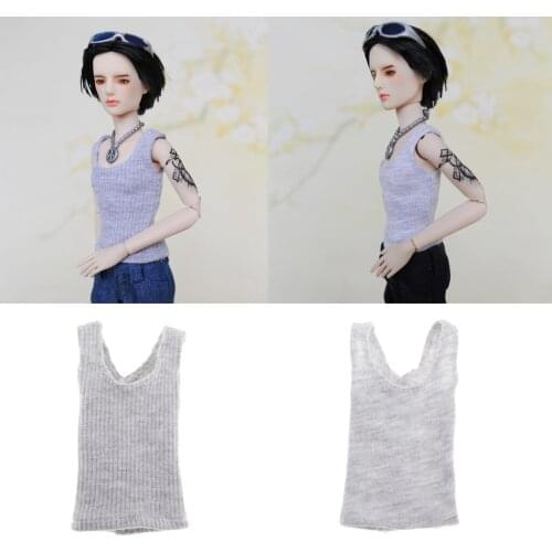 Fashionable 12inch BJD Male Doll Sleeveless Vest DIY Accessory Photo Props