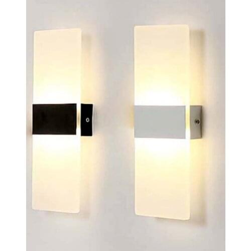 White and black wall lamp modern painted led wall lamp bedroom bathroom wall lamp living room Chandelier WJ912