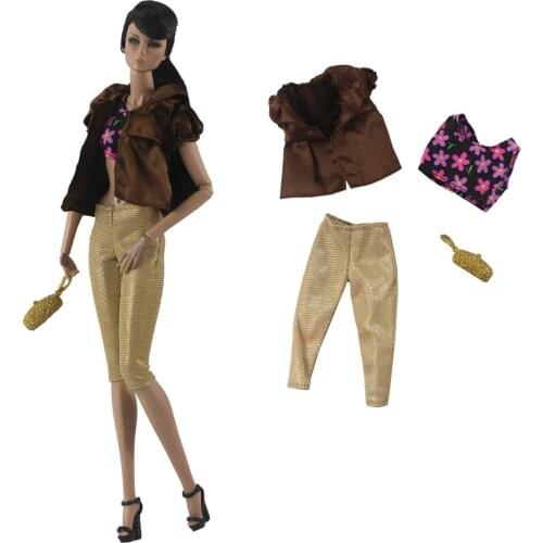 30cm for barbie Doll clothes Dress Fashion Casual doll suit for licca For Barbie Doll Accessories Baby Toys Best Girl' Gift