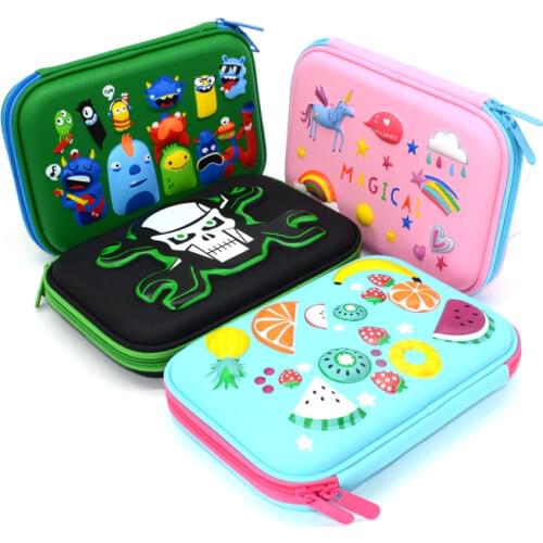 Pencil Case Unicorn EVA Estojo Escolar Kalem Kutusu Etui Pencilcase Papelaria Box Estuche Lapices School Shark Astuccio Scuola