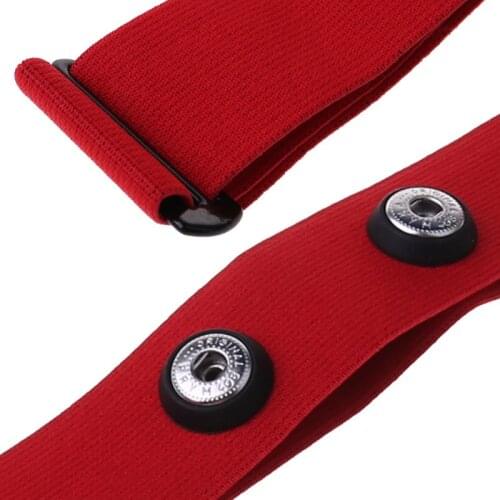 Adjustable Heart Rate Monitor Waterproof Bluetooth Control Soft Chest Strap Part 448D