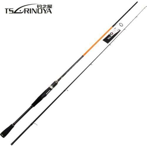 TSURINOYA 2Secs 2.1m M/ML Power Spinning Fishing Rod FUJI O Guide Ring TORAY Carbon Fiber EVA Handle Lure Rods Pesca Stick