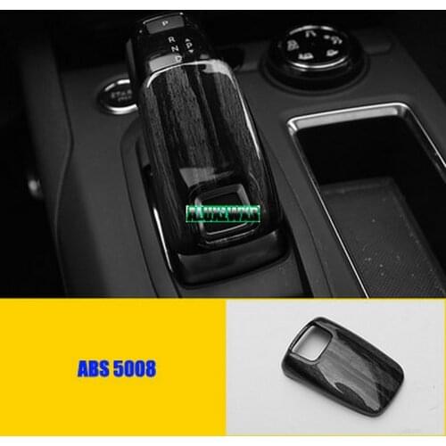 Car-styling ABS Chrome at Gear Shift Knob Cover Trim Automobiles Accessory for Peugeot 5008 2017 2018 2019 Car Accessories