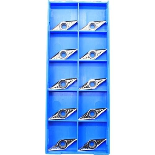 VCGT110304 AK H01 VCGT 110304 Aluminum cutter blade Insert Cutting Tool turning tool CNC Tools AL +TIN Alloy wood